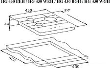 Варочная панель Weissgauff HG 430 WGH