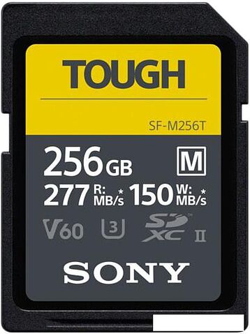 Карта памяти Sony SF-M Tough SDXC 256GB