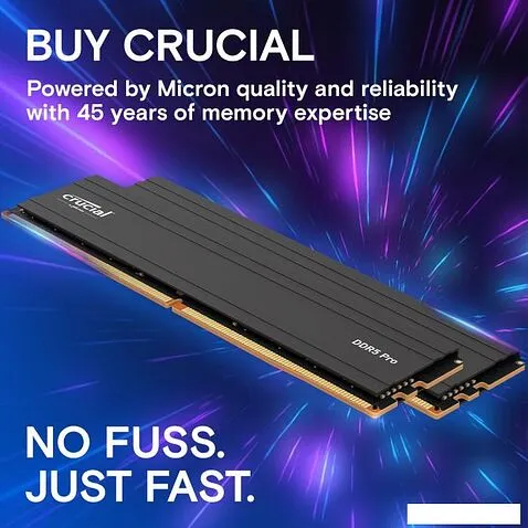 Оперативная память Crucial Pro 2x16ГБ DDR5 5600 МГц CP2K16G56C46U5