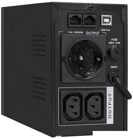 Источник бесперебойного питания ExeGate SpecialPro Smart LLB-1000.LCD.AVR.1SH.2C13.RJ.USB EX292788RUS