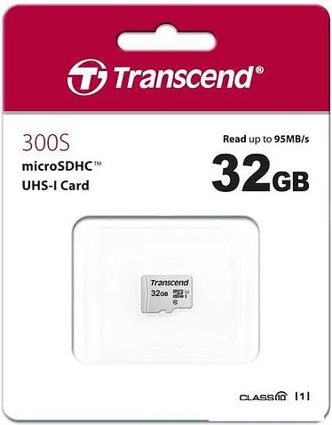 Карта памяти Transcend microSDHC 300S 32GB