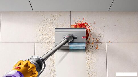 Пылесос Dyson V12s Detect Slim Submarine (желтый/никель)
