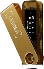 Аппаратный криптокошелек Ledger Nano S Plus (золотистый)
