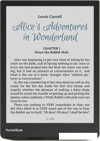 Электронная книга PocketBook 743C InkPad Color 2 (черный/серебристый)