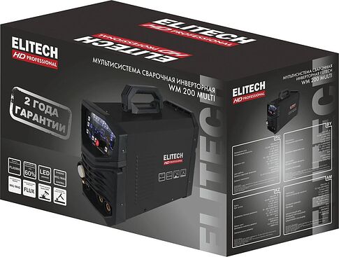 Сварочный инвертор ELITECH WM 200 Multi