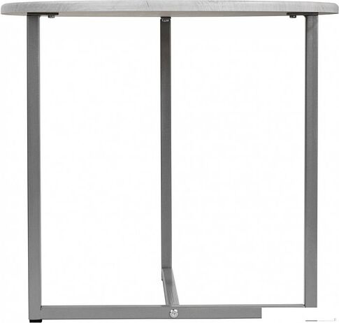 Журнальный столик Мебелик BeautyStyle 27 (дуб дымчатый/металлик)