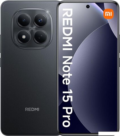 Телефон Xiaomi Redmi Note 15 Pro 8GB/256GB международная версия (черный)