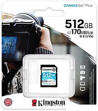 Карта памяти Kingston Canvas Go! Plus SDXC 512GB Карта памяти Kingston Canvas Go! Plus SDXC 512GB