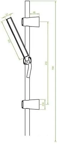 Душевой гарнитур Laveo Pola NAP 71A1