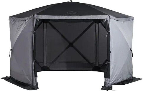 Кемпинговая палатка Wild Land Hub screen house 600 920003-0004-0024.SET (коричнево-бежевый, со стенками)