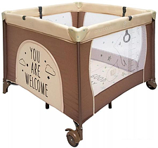 Игровой манеж Amarobaby Walky Good Day Bear (бежевый)