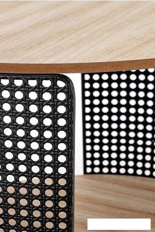 Журнальный столик Halmar Trafica (натуральный/черный)