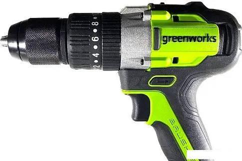 Ударная дрель-шуруповерт Greenworks GD24DD60K2 3704107UA (с 1-им АКБ)