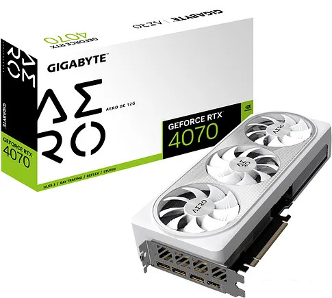 Видеокарта Gigabyte GeForce RTX 4070 Aero OC 12G GV-N4070AERO OC-12GD