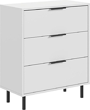 Комод Mio Tesoro Rimini KOM3S (белый/белый)