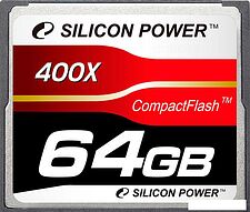 Карта памяти Silicon-Power 400X Professional CompactFlash 64 Гб (SP064GBCFC400V10) Карта памяти Silicon-Power 400X Professional CompactFlash 64 Гб (SP064GBCFC400V10)