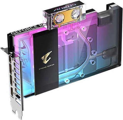 Видеокарта Gigabyte Aorus GeForce RTX 5080 Xtreme Waterforce WB 16G GV-N5080AORUSX WB-16GD