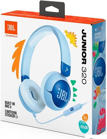 Наушники JBL Junior 320 (голубой)