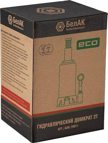 Бутылочный домкрат БелАК Эко БАК.70011 2т