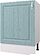 Шкаф напольный Горизонт Принцесса 60 (мурено)