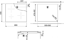 Варочная панель Smeg SI2641DP