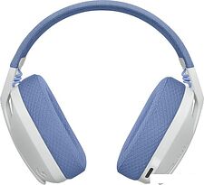 Наушники Logitech G435 Lightspeed (белый/сиреневый)