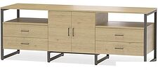 Тумба Millwood Neo Loft TVS-5 Л (дуб золотой Craft-металл черный)