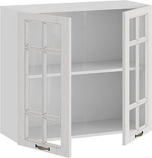 Шкаф навесной Трия Лина 1В8С (белый)