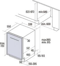 Встраиваемая посудомоечная машина CATA LVI 61013/A