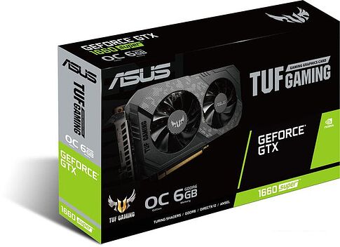 Видеокарта ASUS TUF Gaming GeForce GTX 1660 Super OC 6GB GDDR6