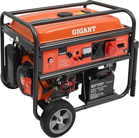 Бензиновый генератор Gigant GGL-7000ЕS-3