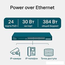 Управляемый коммутатор 2-го уровня TP-Link TL-SG3428MP V2 Управляемый коммутатор 2-го уровня TP-Link TL-SG3428MP V2