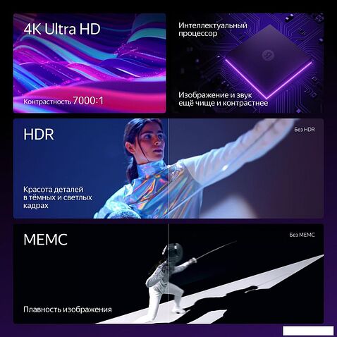 Телевизор Яндекс ТВ Станция с Алисой 43 YNDX-00091K