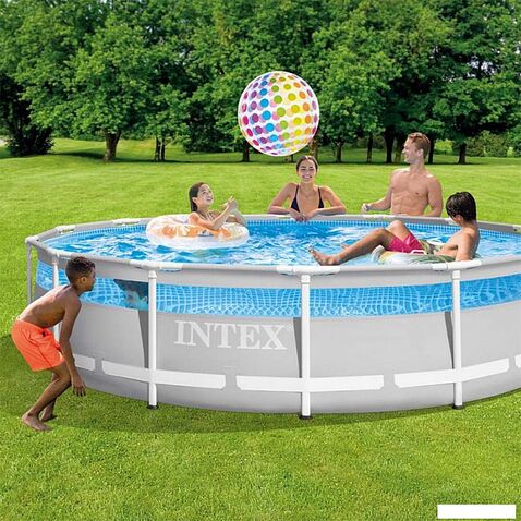 Каркасный бассейн Intex Prism Frame Clearview 26722 (427х107)
