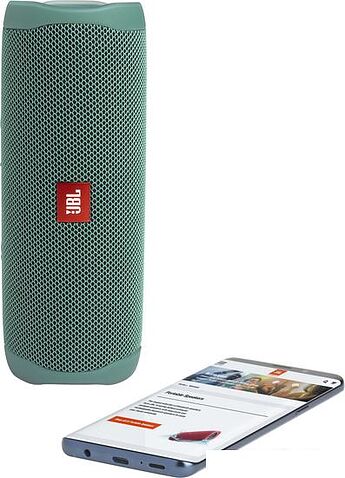 Беспроводная колонка JBL Flip 5 Eco Edition (зеленый)