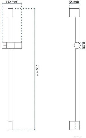 Душевая штанга Rea REA P5981