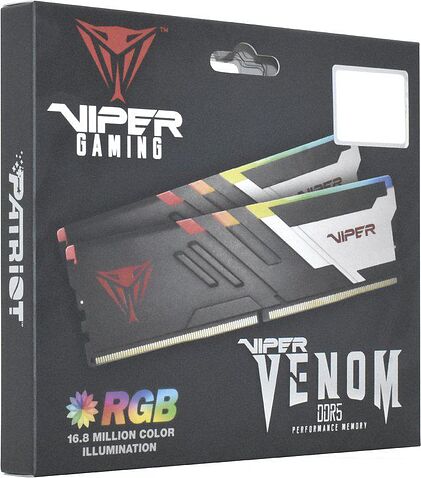 Оперативная память Patriot Viper Venom RGB 2x24ГБ DDR5 6000 МГц PVVR548G600C30K