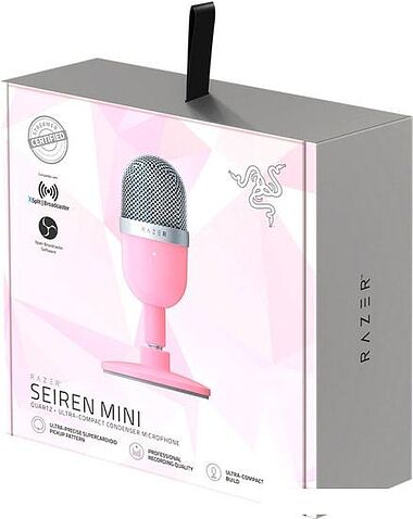 Микрофон Razer Seiren Mini Quartz Pink