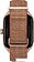 Умные часы Amazfit GTS 4 (золотистый, с коричневым нейлоновым ремешком)