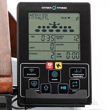 Гребной тренажер Oxygen Fitness Wood Rower Q1