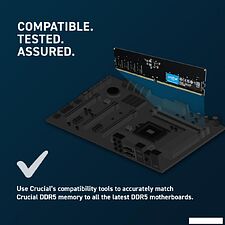 Оперативная память Crucial 8ГБ DDR5 5600 МГц CT8G56C46U5 Оперативная память Crucial 8ГБ DDR5 5600 МГц CT8G56C46U5