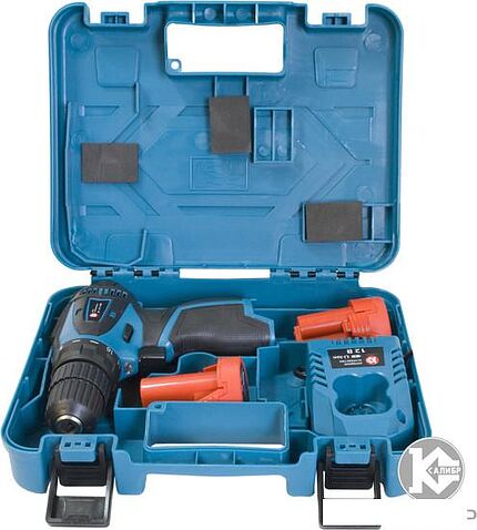 Дрель-шуруповерт Калибр ДА-12/2+Н550 Li-Ion