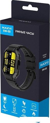 Умные часы Maxvi SW-03 (черный)