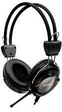 Наушники с микрофоном A4Tech HS-19 (черный) Наушники с микрофоном A4Tech HS-19 (черный)