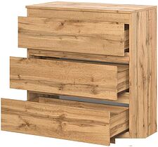 Комод НК-Мебель Stern Т-3 3 ящика (дуб вотан)