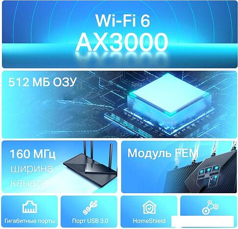 Wi-Fi роутер TP-Link Archer AX55