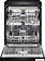 Отдельностоящая посудомоечная машина Weissgauff DW 6038 D Dual Wash Black