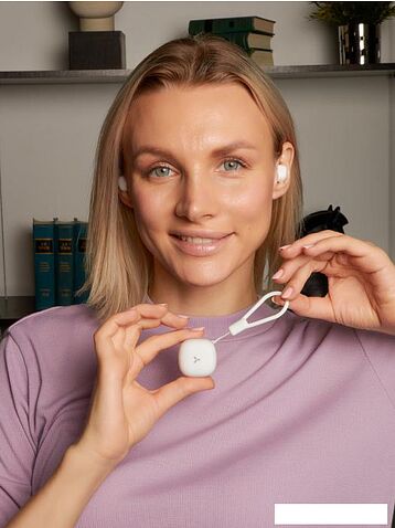 Наушники AccesStyle Candy TWS (белый)