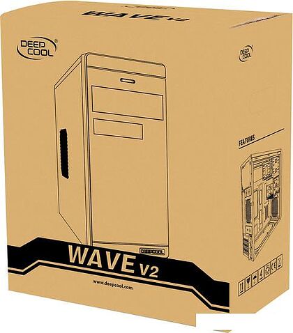 Корпус DeepCool Wave V2