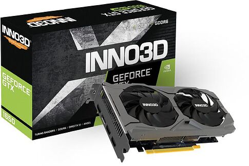 Видеокарта Inno3D GeForce GTX 1650 Twin X2 OC V3 N16502-04D6X-171330N